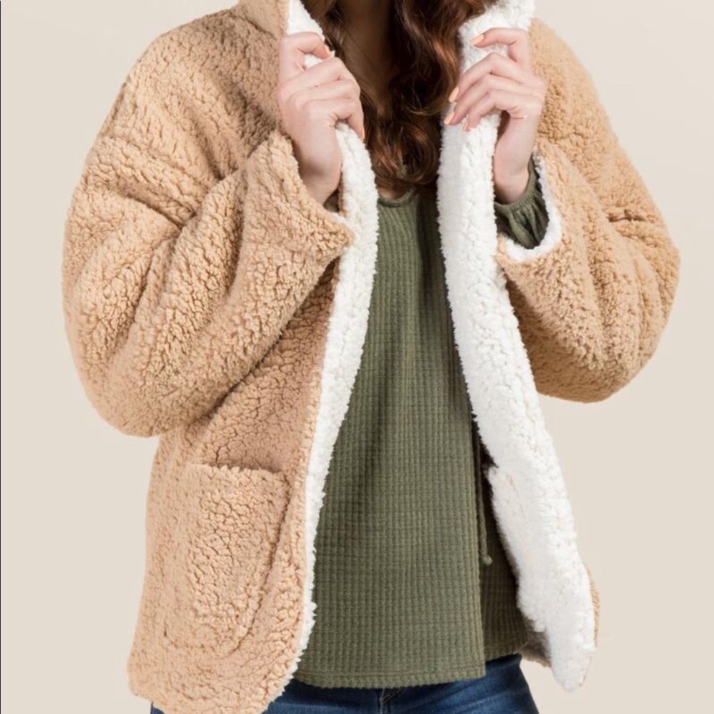 TRENDY reversible Fluffy Jacket